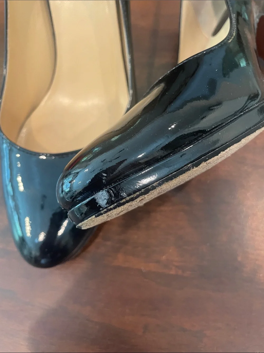 Cole Haan Black Patent Leather Classic Pump Heels